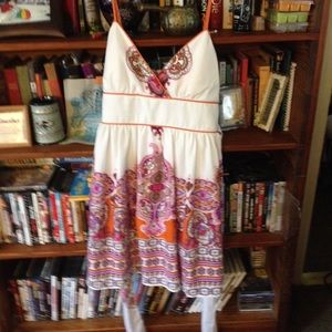 Beautiful Indian print dress never worn size 11